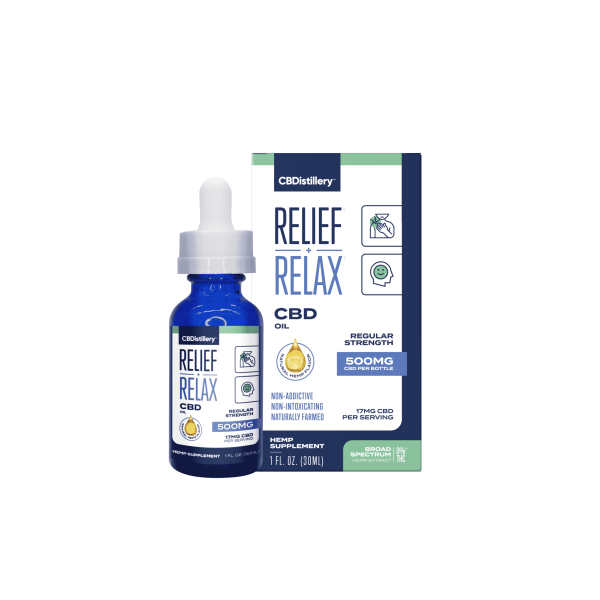 Broad Spectrum CBD Oil Tincture 500mg